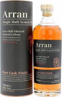 Arran single malt whisky Port cask finish