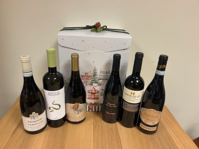 Kerst luxe geschenkdoos 6 flessen