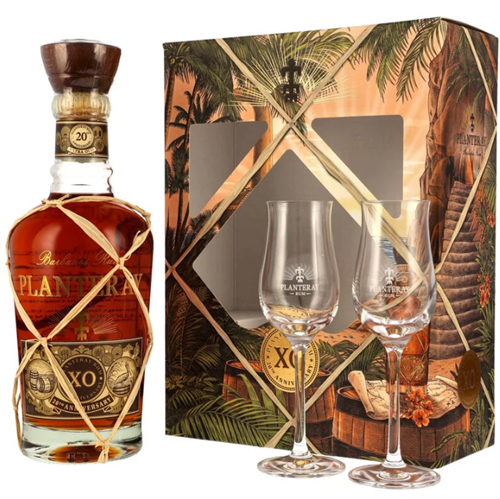 Rhum Planteray Barbados 20th anniversary 40%vol 70cl + 2 gl