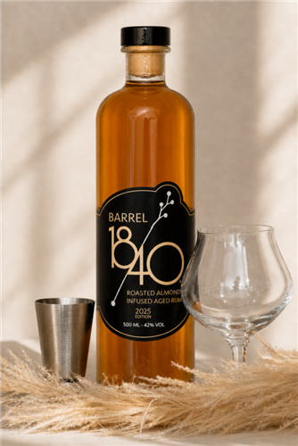 Barrel 1840 roasted almond rhum 500ml